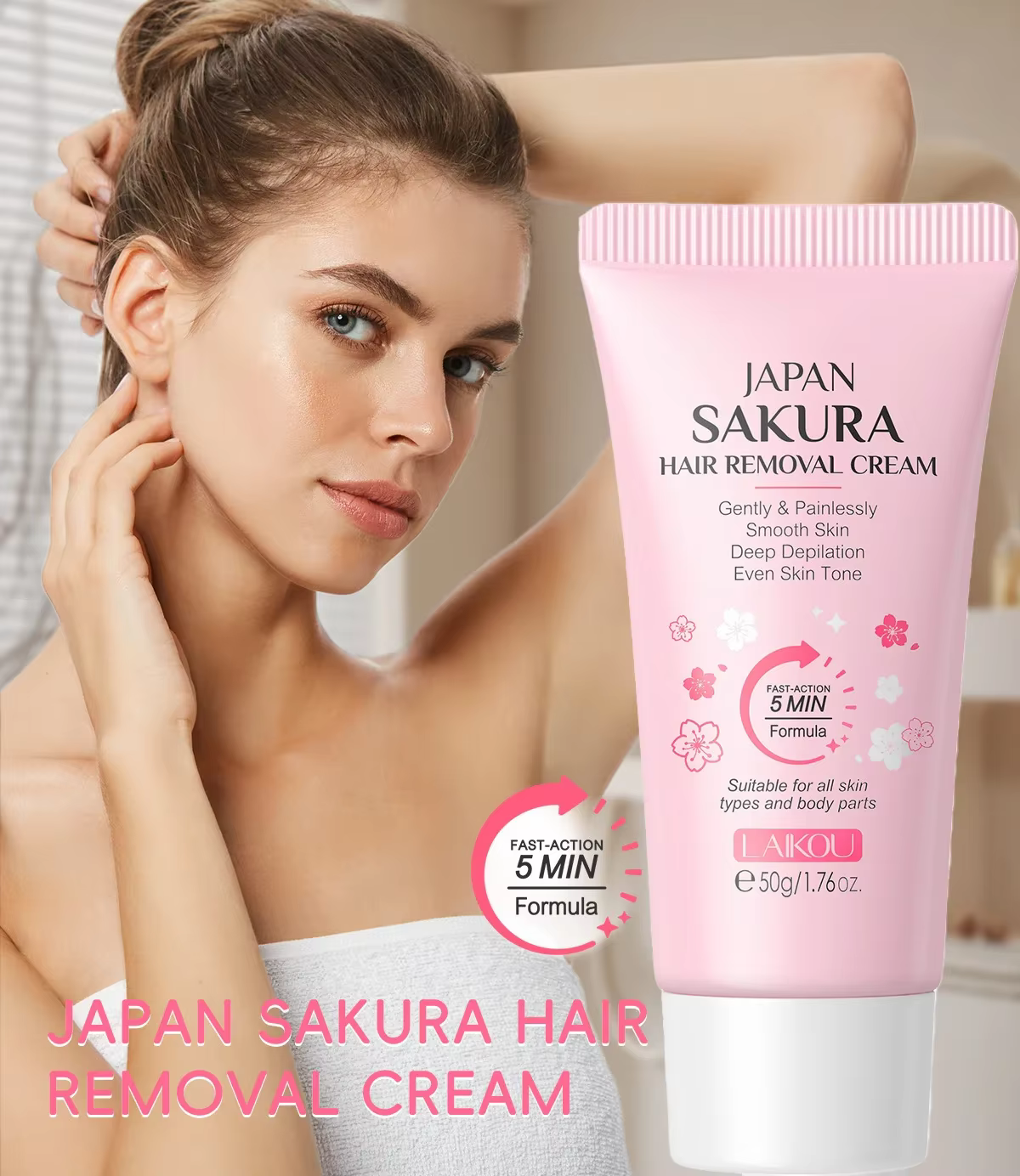 LAIKOU crème dépilatoire pour hommes et femmes