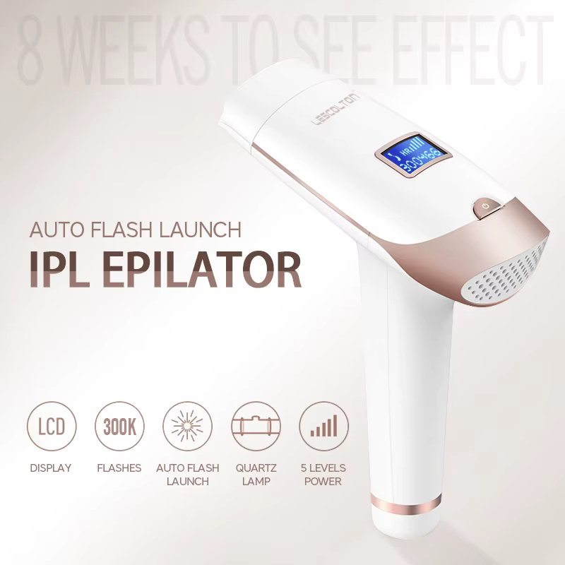 Lescolton – Épilateur IPL laser avec affichage LCD