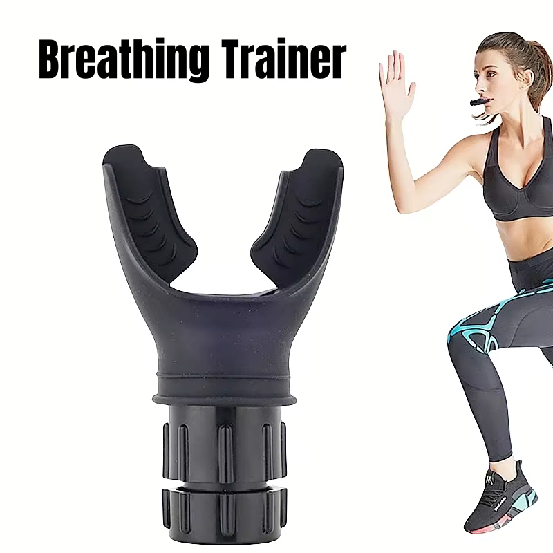 Entraîneur de respiration pour sport, exercice, embout buccal pour le visage pulmonaire, équipement de Fitness pour la maison, accessoires de soins sains, nouveau