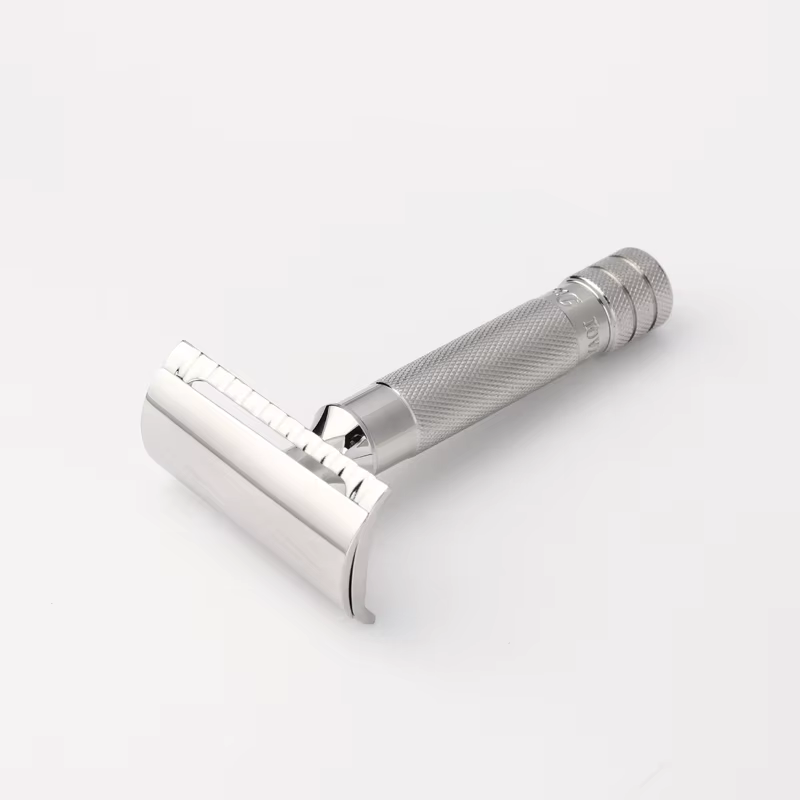 Vente Flash 2026 - Rasoir de sécurité BYaqi à lame diagonale en acier inoxydable pour un rasage confortable