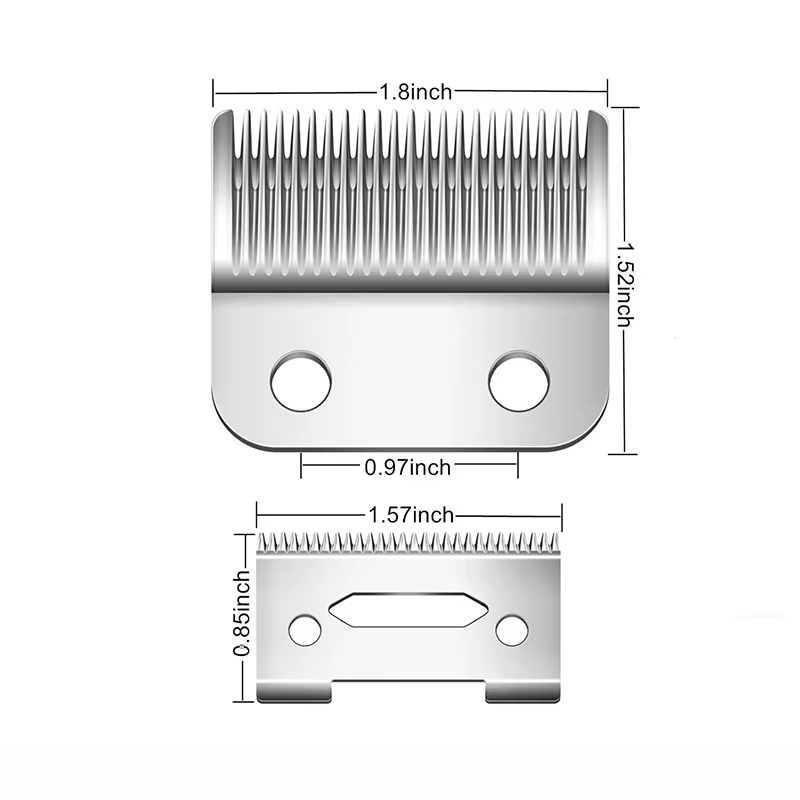 Lames pour lames de rechange Wahl Precision compatibles avec les lames de rechange Wahl MC3 lame de tondeuse à 2 trous
