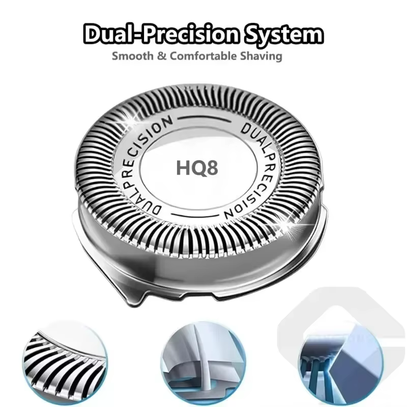 Têtes de rasoir de rechange HQ8 pour Philips AT830/875 PT830 PT870 PT877 PT920 pour PT720 PT725 PT730 AT810/811 AT725 Rasage efficace