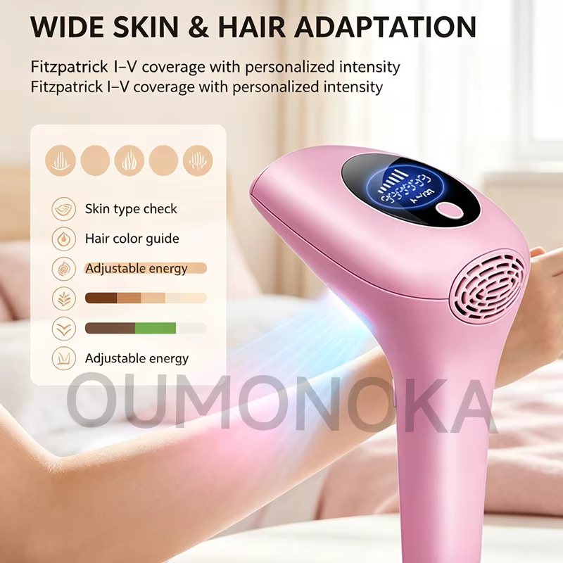 Nouveau Permanent IPL laser épilateur Machine de coupe de cheveux lisseurs Vibration homme rasoir femme visage