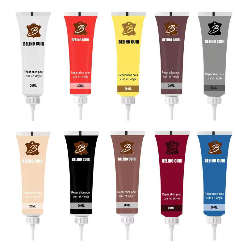 Gel de réparation du cuir de voiture, finition du cuir, crème de rénovation complémentaire pour siège de voiture, peinture pour pâte d'entretien de voiture, 20ml