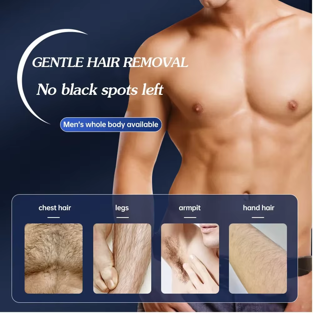 Crème d'épilation indolore pour hommes