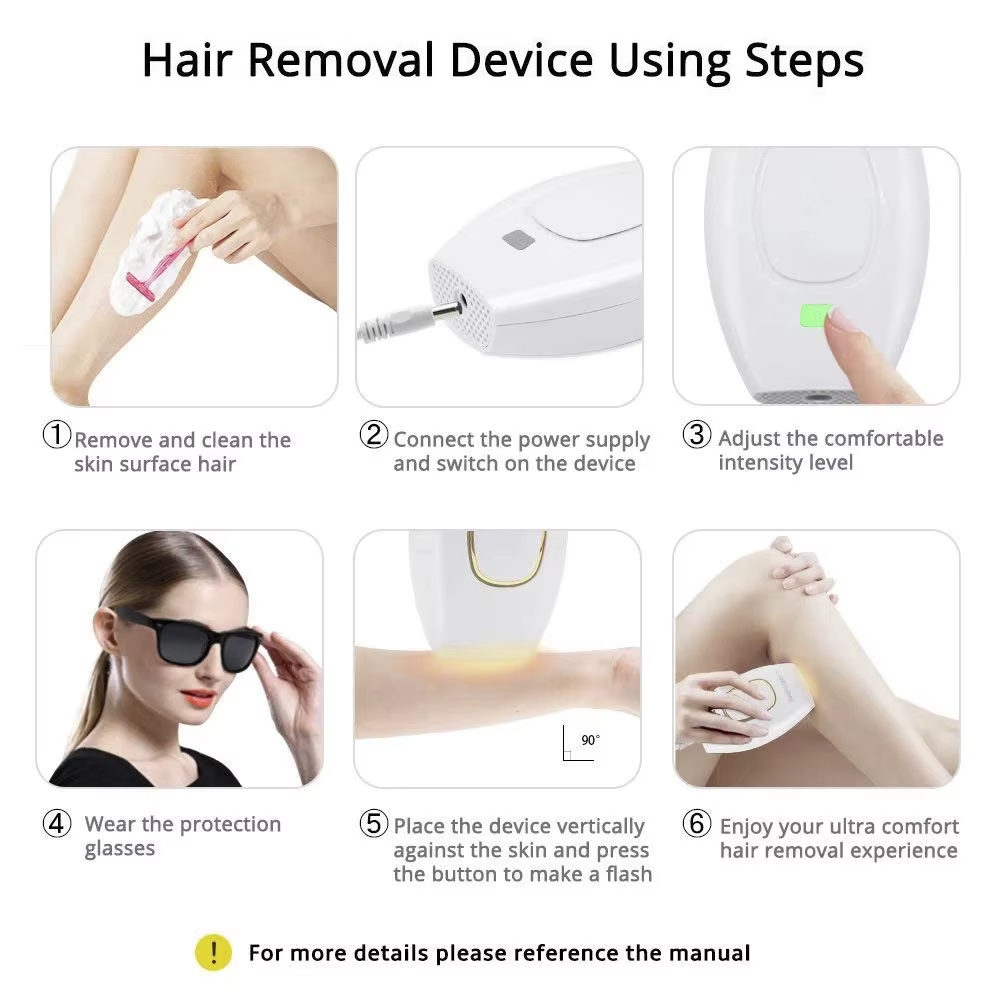 Épilateur laser professionnel à usage domestique pour homme et femme