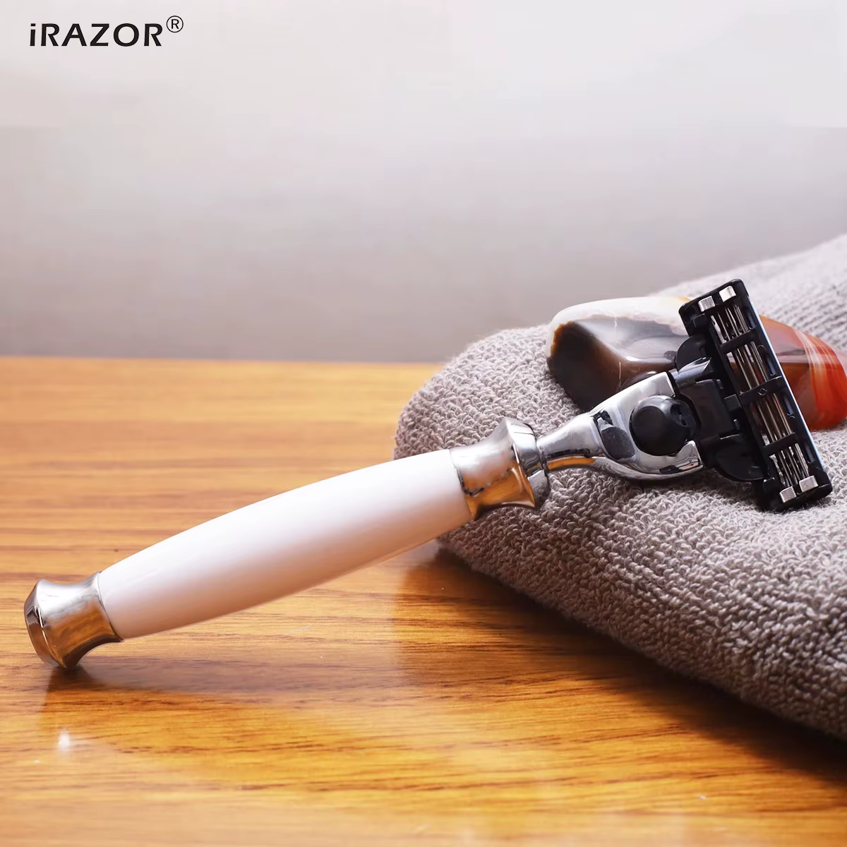 IRAZOR 3 lames Mach 3 rasoir de rasage de barbe pour hommes