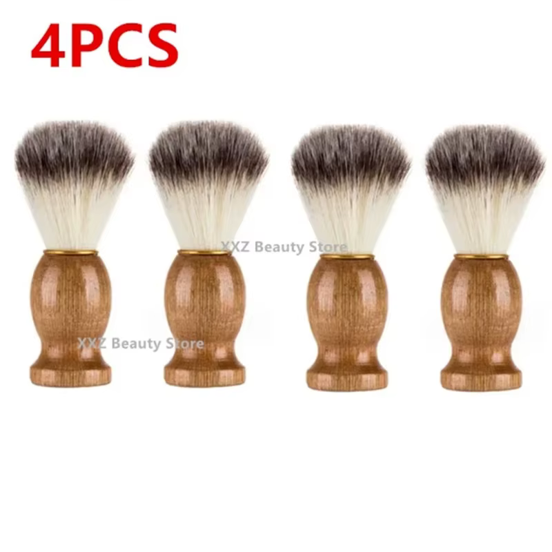 Brosse à cheveux de blaireau naturel pour hommes