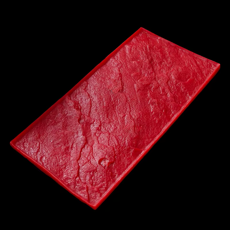 Moule d'estampage de ciment 60x30Cm, tampon en béton rectangulaire, carrelage en pierre, tampon de Texture, sol, paysage extérieur, réutilisable