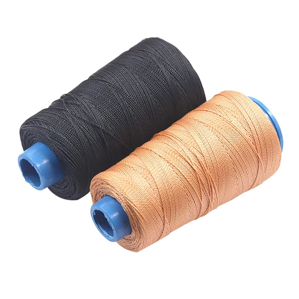 Fil à coudre en cuir 300M, fil ciré en nylon durable et résistant pour la couture du cuir, matériel de réparation artisanale DIY pour chaussures et couture à la main