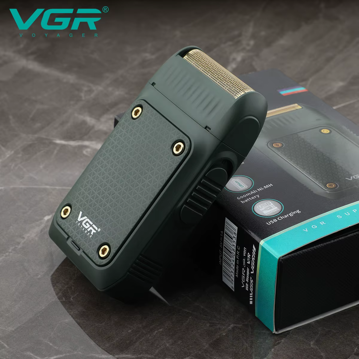 Vgaz353-Rasoir à barbe électrique professionnel pour hommes