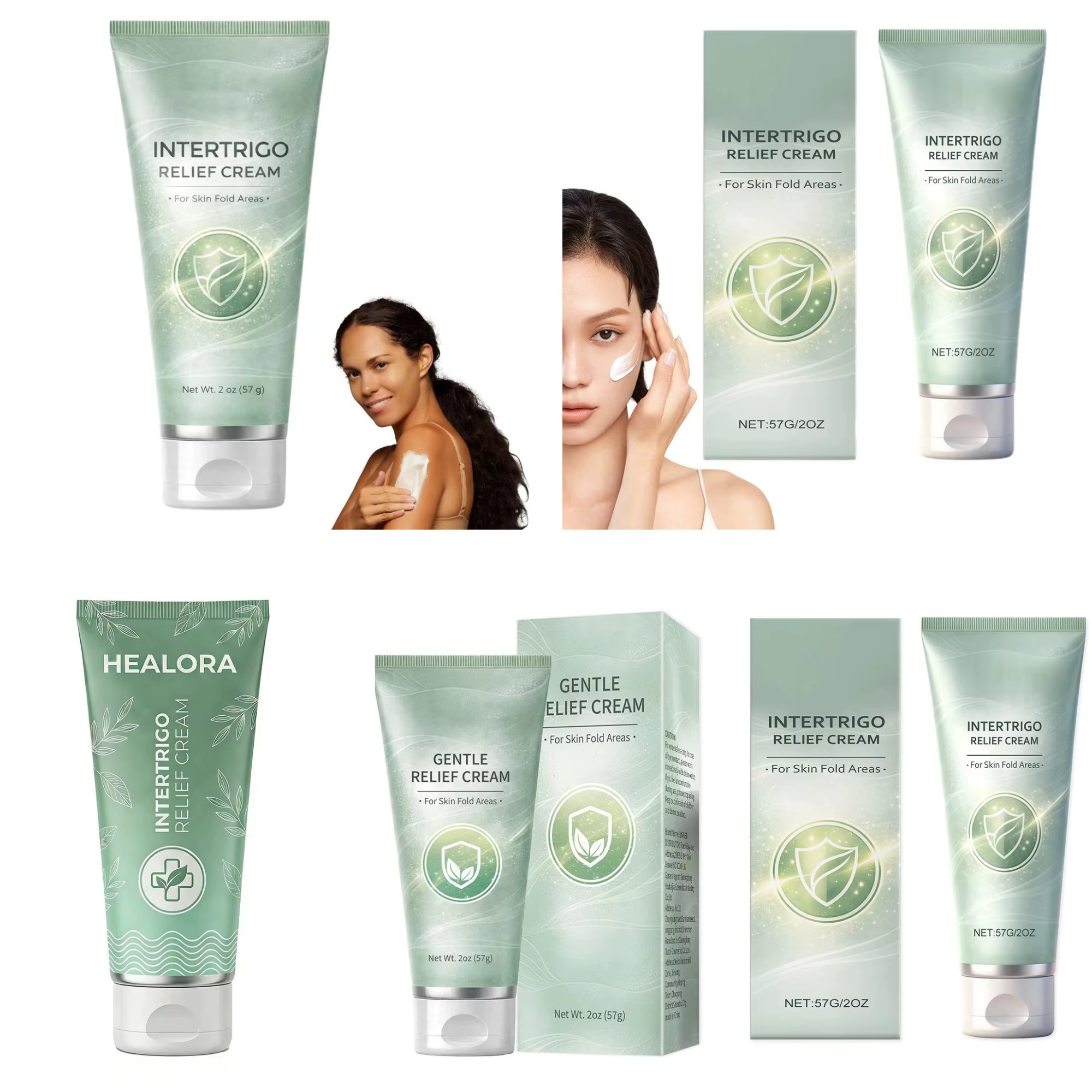 Crème apaisante pour l'abrasion cutanée, Lotion non grasse, crème pour les aisselles, pour femmes et hommes, réduction de la friction, hydratante, 57g, 1 pièce