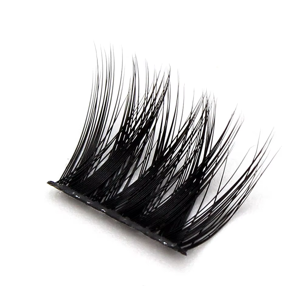 Nouveau russe 3D moelleux naturel segmenté cils bundle faux extension