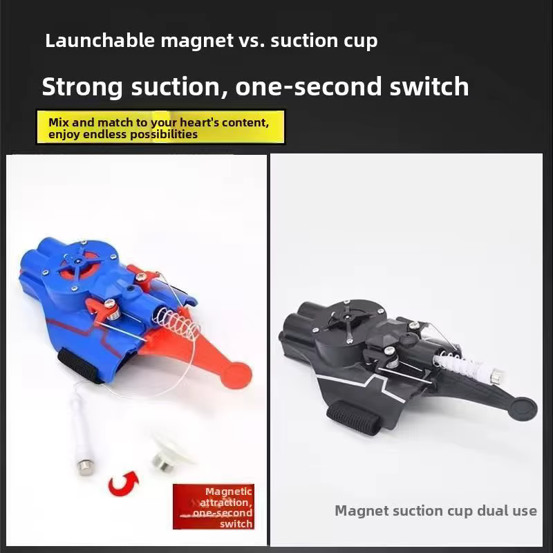 Gant Lanceur de Filets Web, Lanceur Automatique à Ventouse, Gadget de Poignet Rechargeable par USB, Accessoire de Cosplay, Cadeau pour Enfants