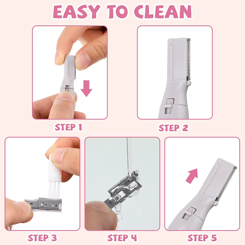 Mini rasoir électrique pour sourcils et épilateur pour le visage