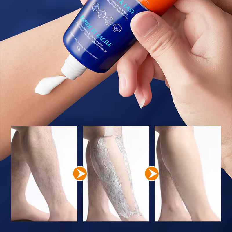 Crème d'épilation permanente pour hommes