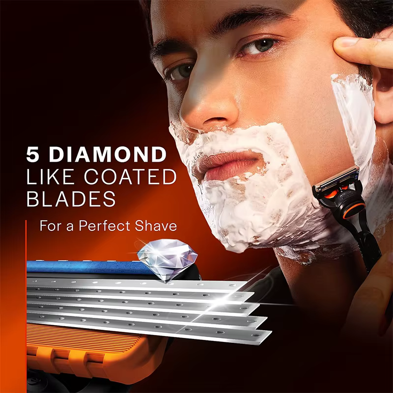 Rasoir Gillette Fusion 5 FlexBall Power à 5 lames avec revêtement