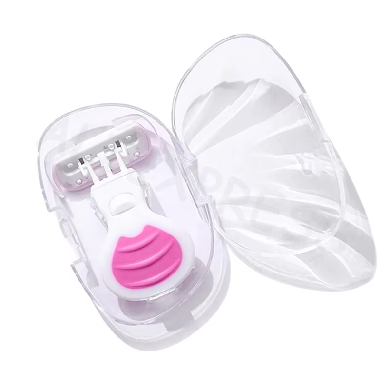 Rasoir manuel portable en acier inoxydable pour l'épilation corporelle