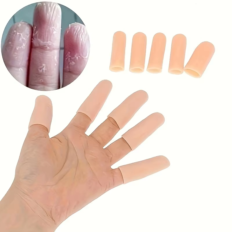 Protège-doigts en Silicone lavables