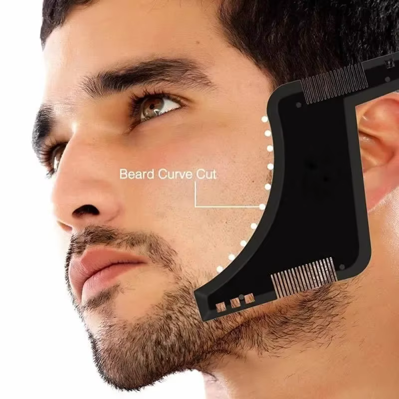 Modèle de barbe façonnant la barbe