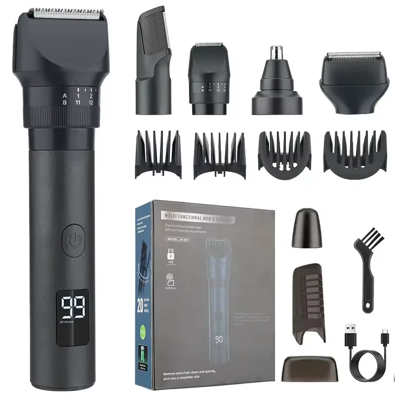 Tondeuse à barbe et tondeuses à cheveux électriques professionnelles pour hommes
