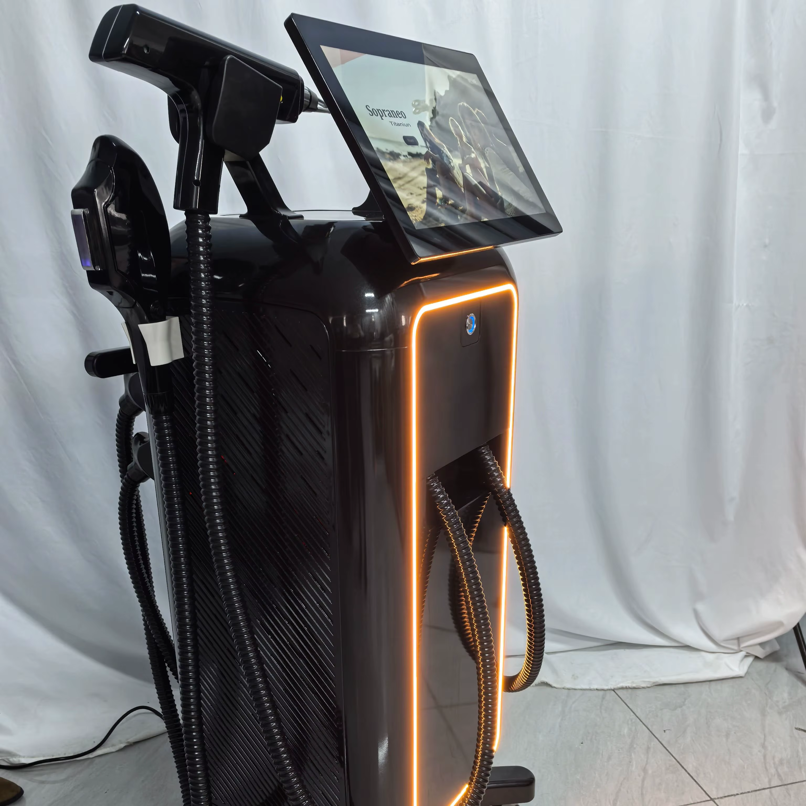 Appareil professionnel 4-en-1 à diode laser 4 longueurs d'onde 5000W 10 barres