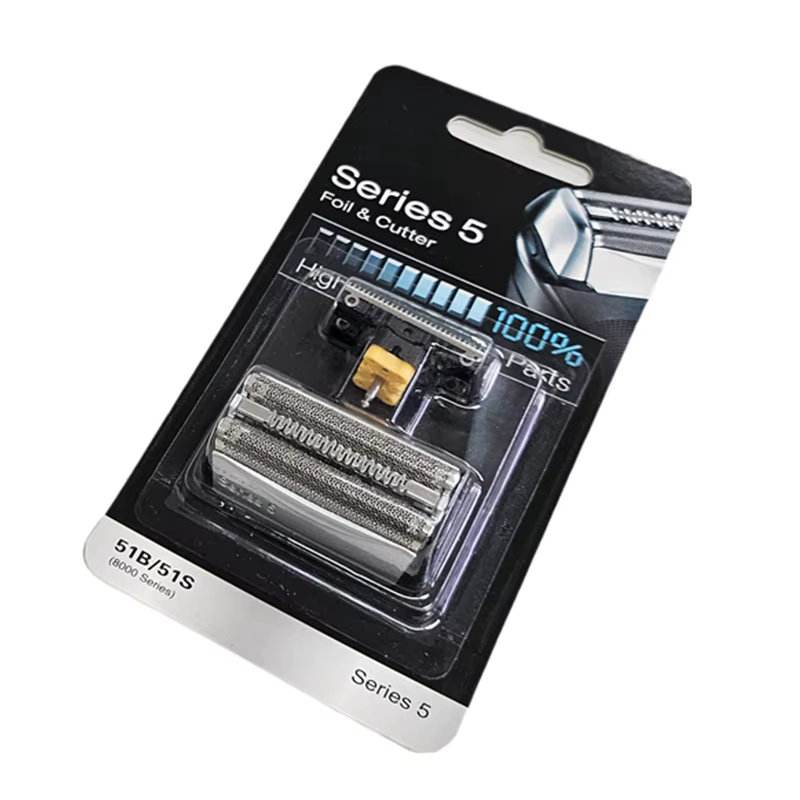 Lame de rasoir 51S/51B compatible avec Braun 8000 wfs1 wfs2 530 550 590 5643 5645 8970 8975 8985 5646/7/9 5751