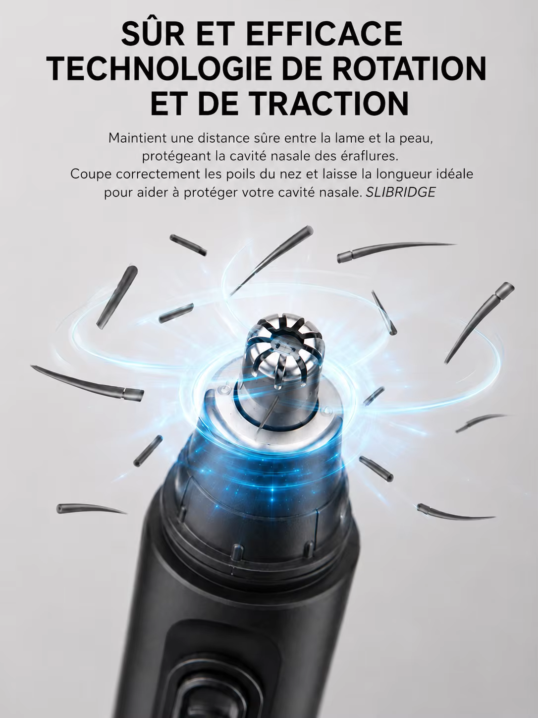 Tondeuse à poils de nez électrique rechargeable, rasoir pour hommes, tondeuse à poils de nez pour femmes, tondeuse à poils d'oreilles avec écran numérique
