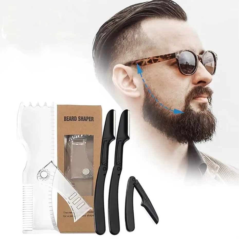 Kit de peigne réglable pour façonner la barbe