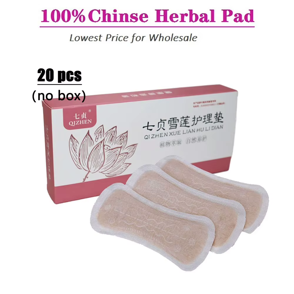 20 pièces/Jnow Lotus tampons de soins femmes serviettes hygiéniques sain naturel à base de plantes sous-vêtements serviettes hygiéniques femmes serviettes gynécologiques