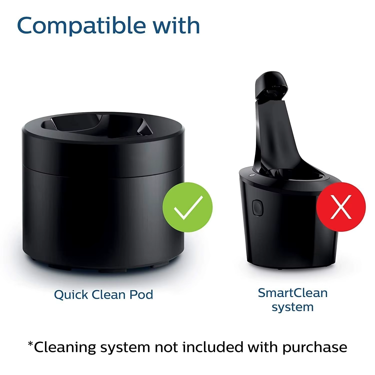 Recharges de nettoyage pour rasoir électrique Philips S5000 S7000 S9000