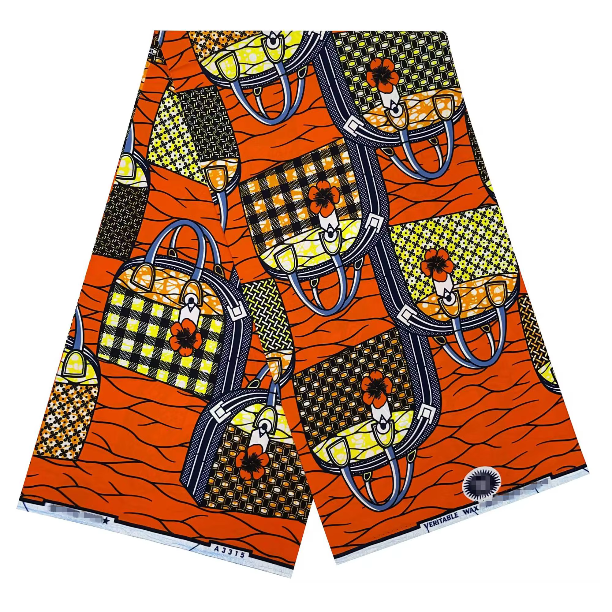 Véritable Super V véritable cire garantie cire imprimée véritable hollandais hollandais pagne robe africaine 100% coton tissu 6 Yards Batik