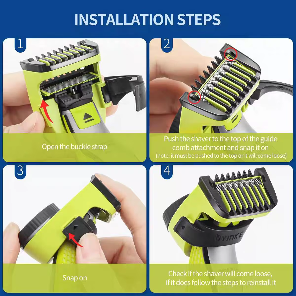 Guide peigne gardes 0.4 à 10 MM tondeuse