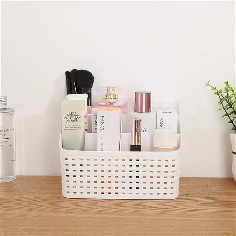 Boîte de rangement pour maquillage, cosmétiques, bureau, soins de la peau, rouge à lèvres, articles divers, bijoux