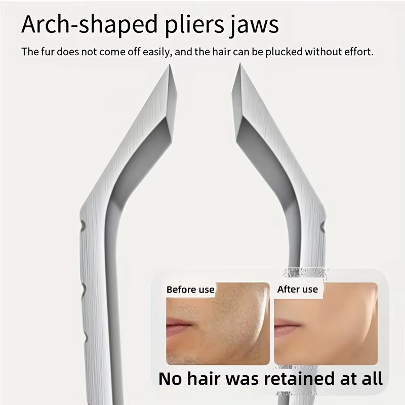 Épilateur et rasoir en acier inoxydable à large ouverture de 10 mm - Poignée ergonomique