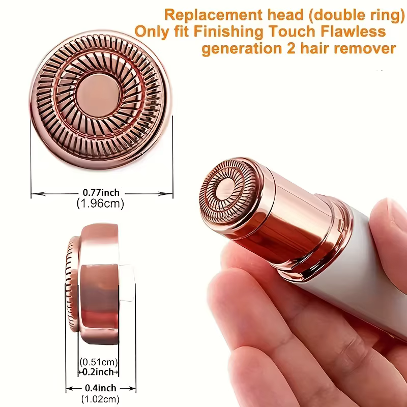 Têtes de rechange pour l'épilation du visage Flawless Finishing Touch
