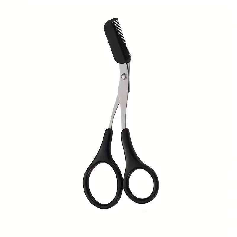 Ciseaux de précision pour sourcils avec peigne