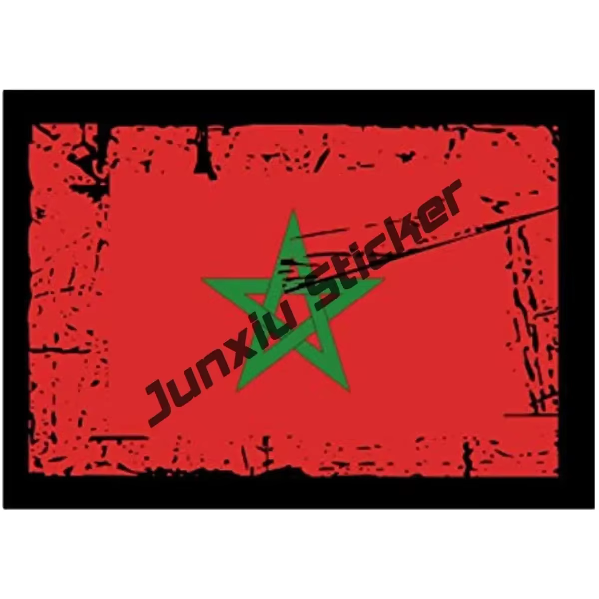 Autocollants carte créative du maroc, étiquette autocollante, en vinyle, pour voiture, Moto, mur extérieur, couverture de macbook, anti-rayures