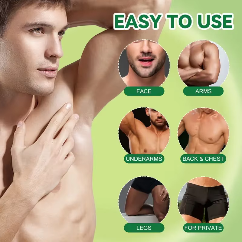 Crème dépilatoire pour hommes 100g – Douce pour peaux sensibles