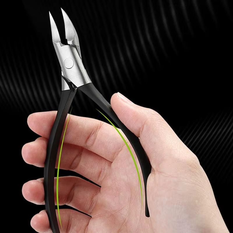 Coupe-ongles pour ongles incarnés, bouche tranchante, pinces de pédicure obliques, manucure, outils de soins des pieds, cuticules professionnelles