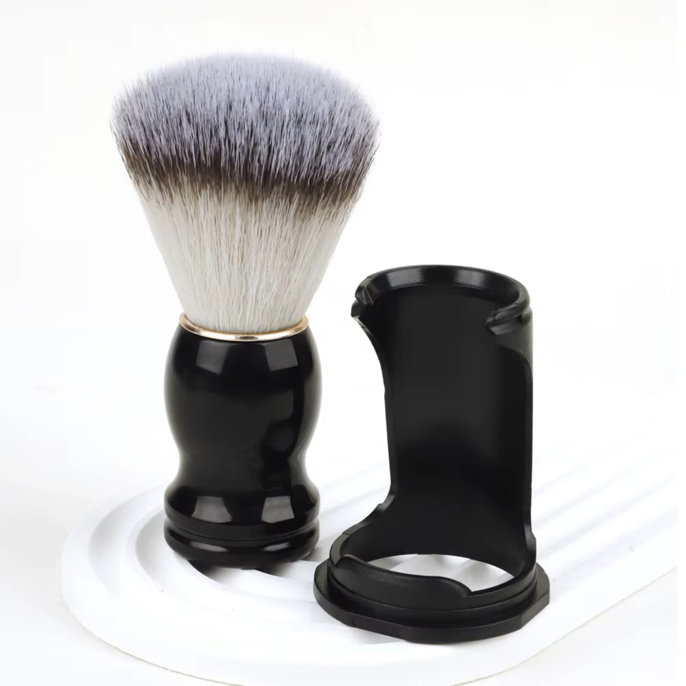 Brosse à raser professionnelle en poils de sanglier et manche en bois | Kit de toilettage pour hommes