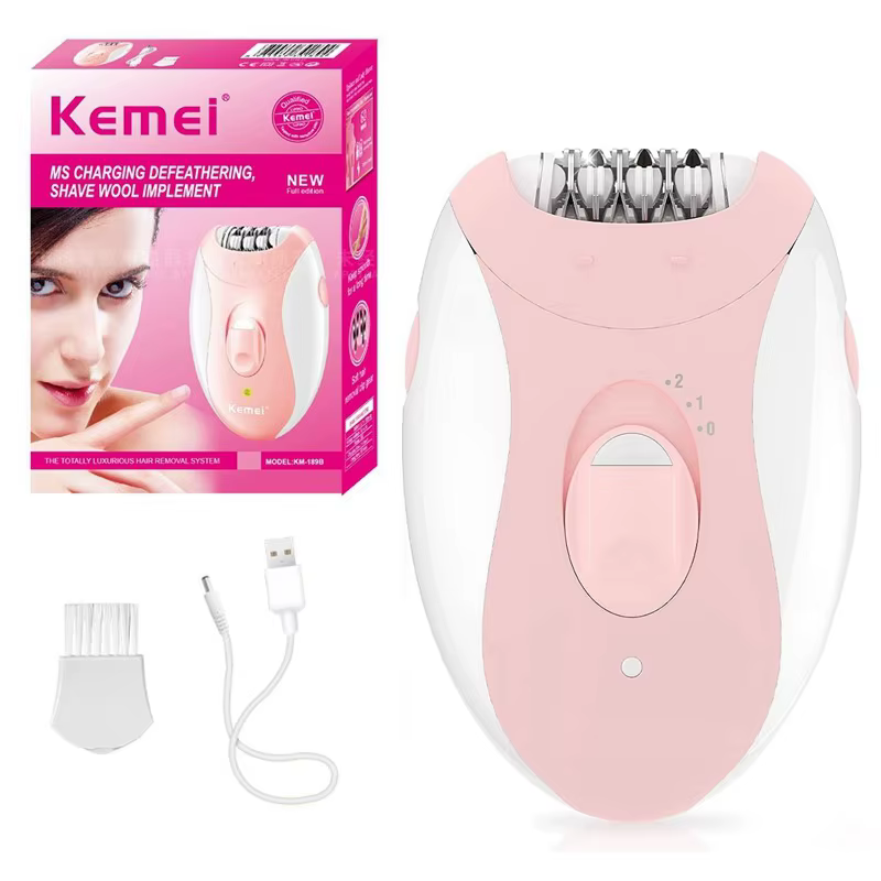 Kemei-Épilateur électrique aste pour femme