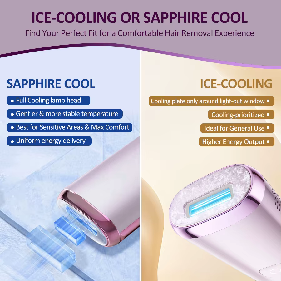 Épilation au Laser de refroidissement 1000000 flashs pour femmes 4 Modes pour tout le corps Bikini aisselles épilateur