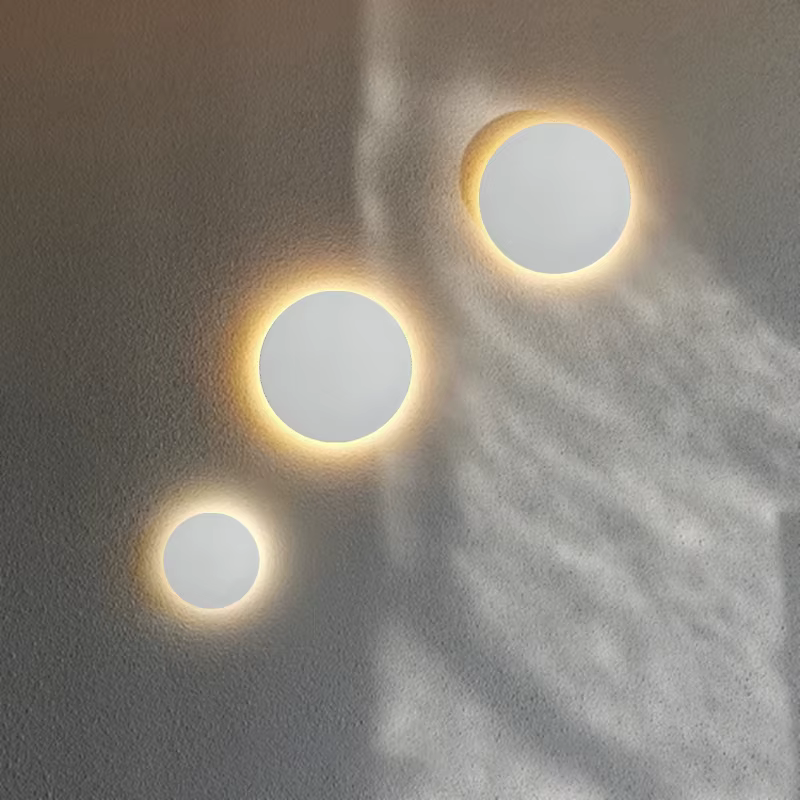 Applique Murale Ronde Imperméable en Aluminium, Éclairage d'Extérieur, Idéal pour une Véranda ou une Cour