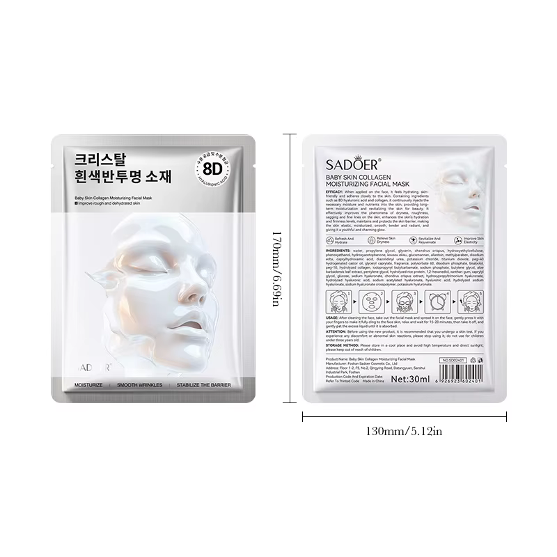 Masque hydratant "Collagen Glow" | Traitement éclaircissant