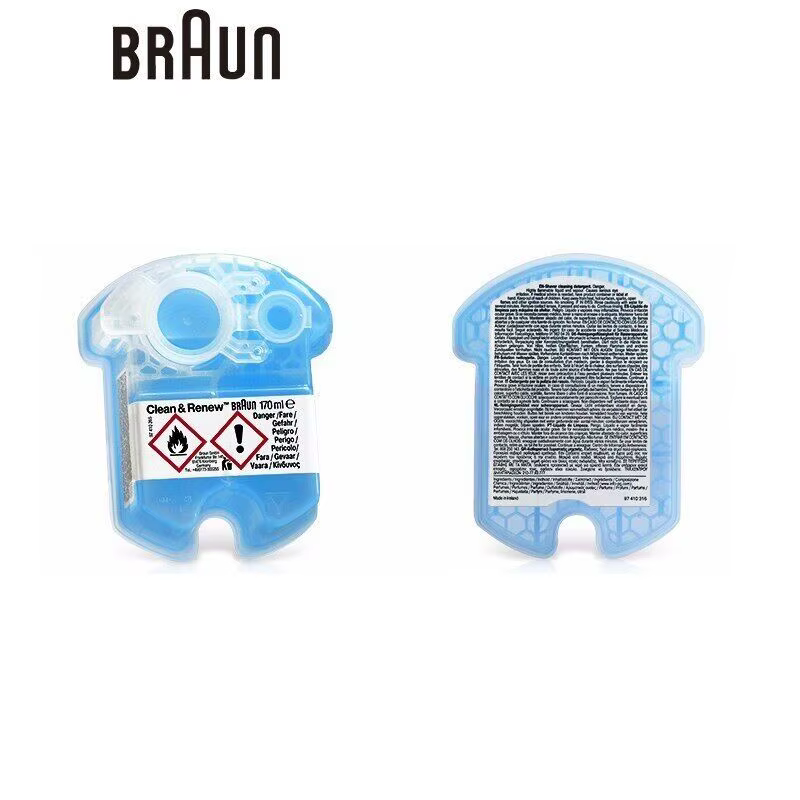 Braun CCR4 Clean Renew cartouches de recharge citron frais remplacement rasoir nettoyant