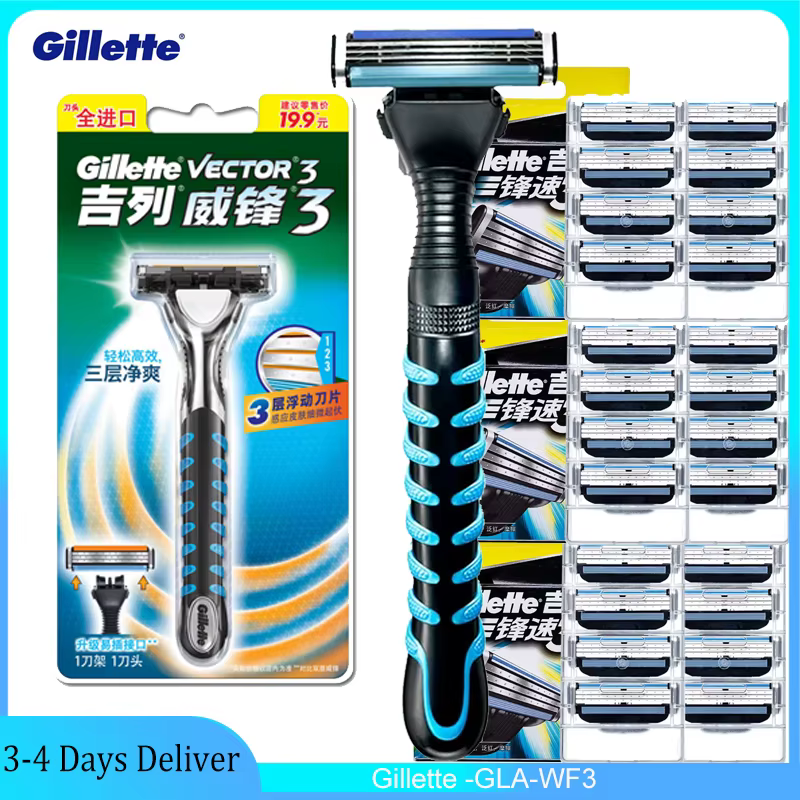 Hommes Gillette Shaver Vector 3 Series