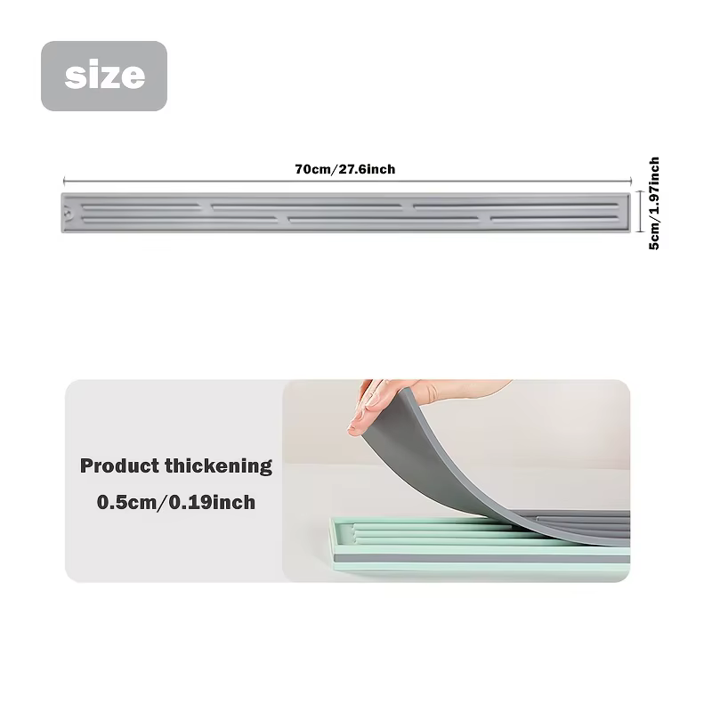 Tapis de séchage en silicone pour comptoir