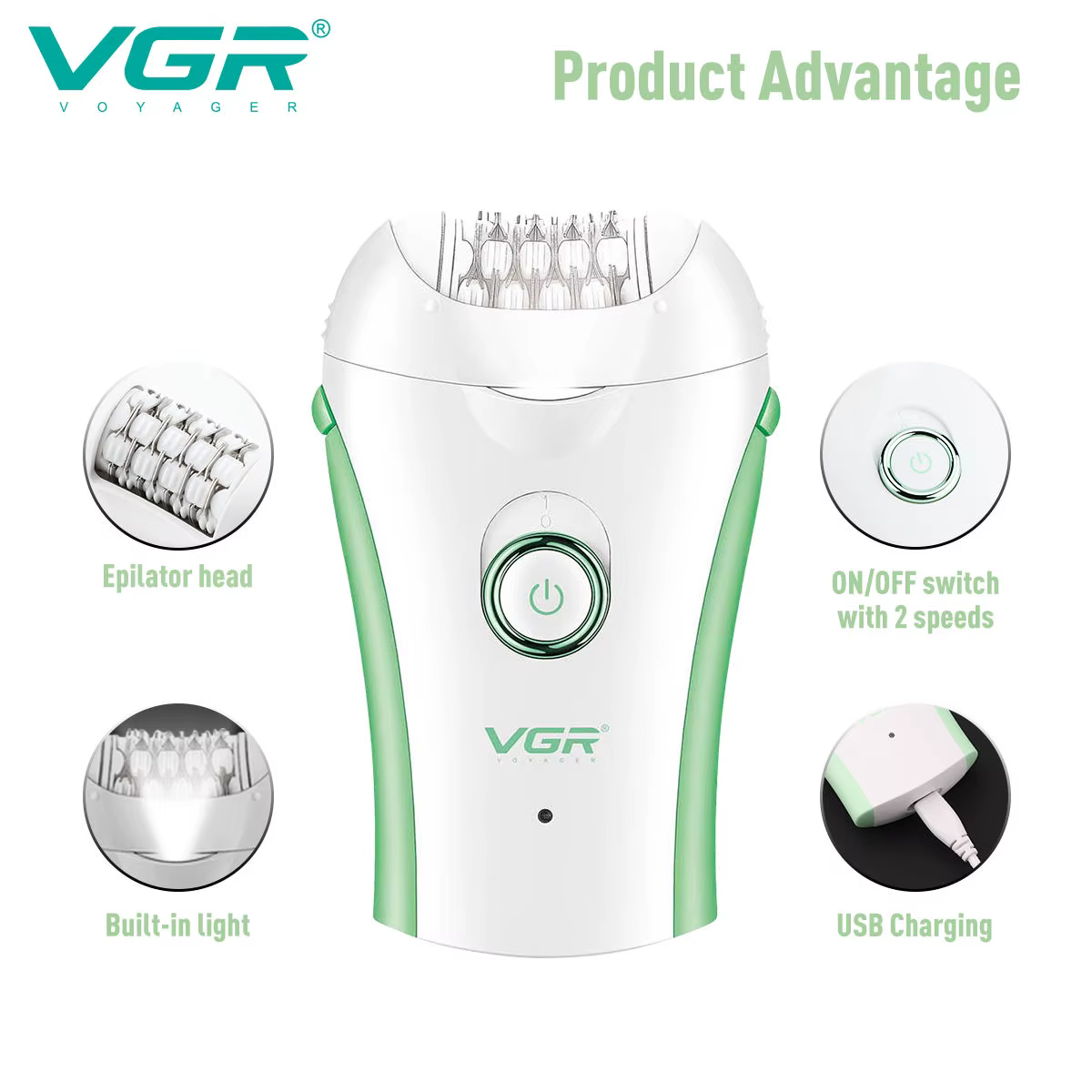 VGR 705 épilateur professionnel