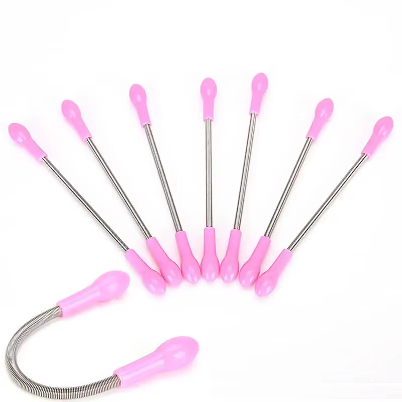 Outil de retrait de courbure de ressort de maquillage libre de poils du visage de femmes